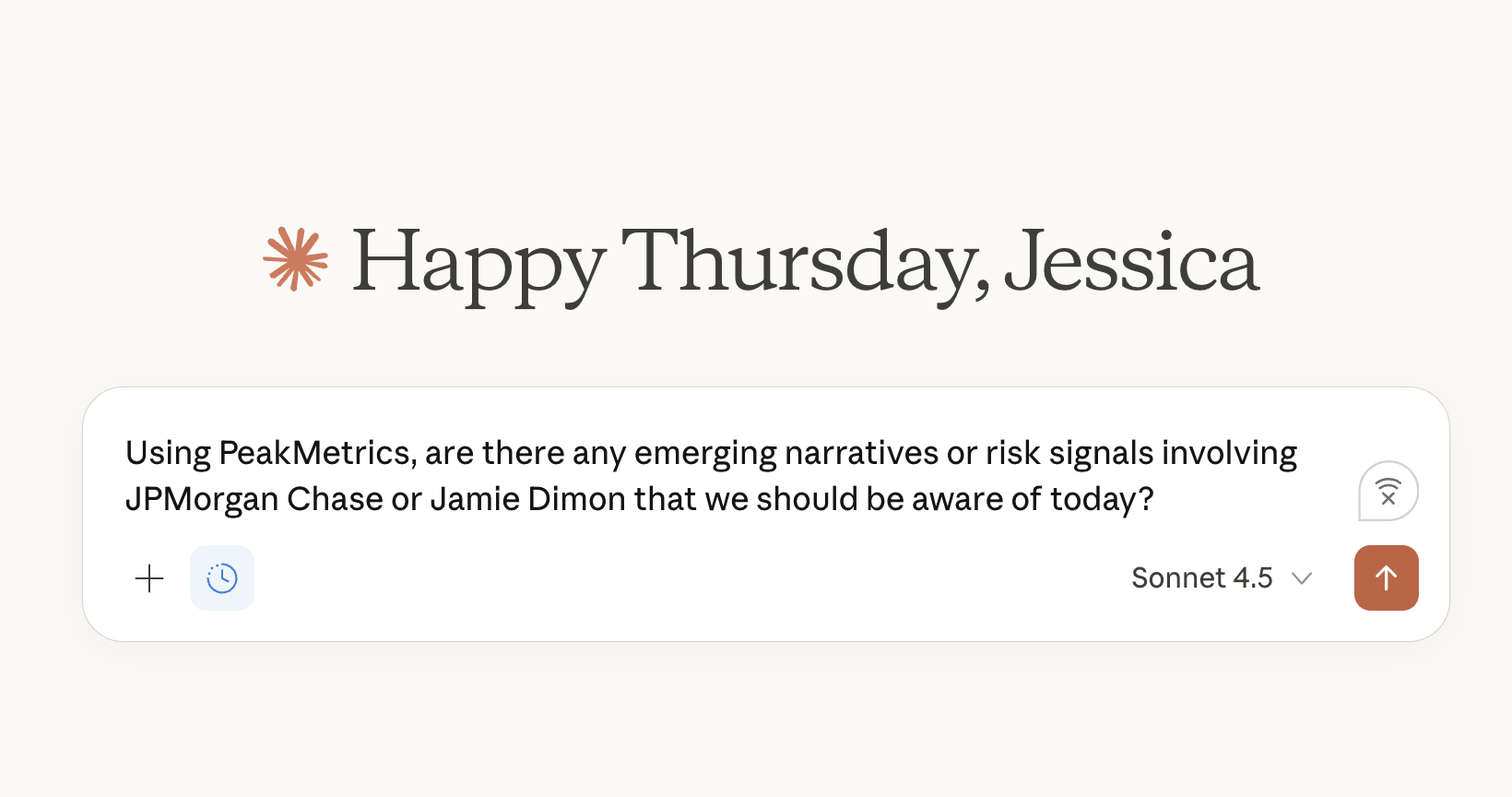 Sample claude prompt